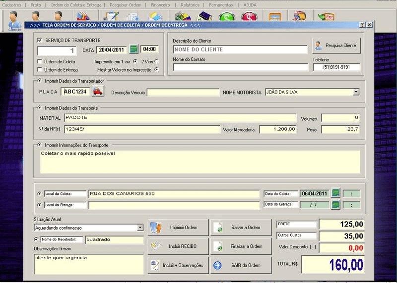 programa logistica financeiro